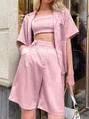 Solid Color Three-Piece Suits