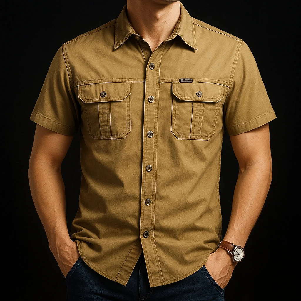 Cotton Cargo Half Sleeve Shirts
