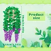 Wisteria Flower Beginners Crochet Kit, hanging basket Crochet Starter Kits with Step-by-Step Video Tutorials, Hanging Potted Plants Knitting Starter Pack for Beginners Decoration