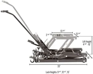 🔥Today's Specials🎉Motorcycle or ATV Lift Jack Stand(1500 lbs)
