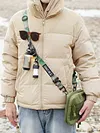 Outdoor Camping Sling Shoulder Strap with Hanging Ring Quick Release Bag Strap