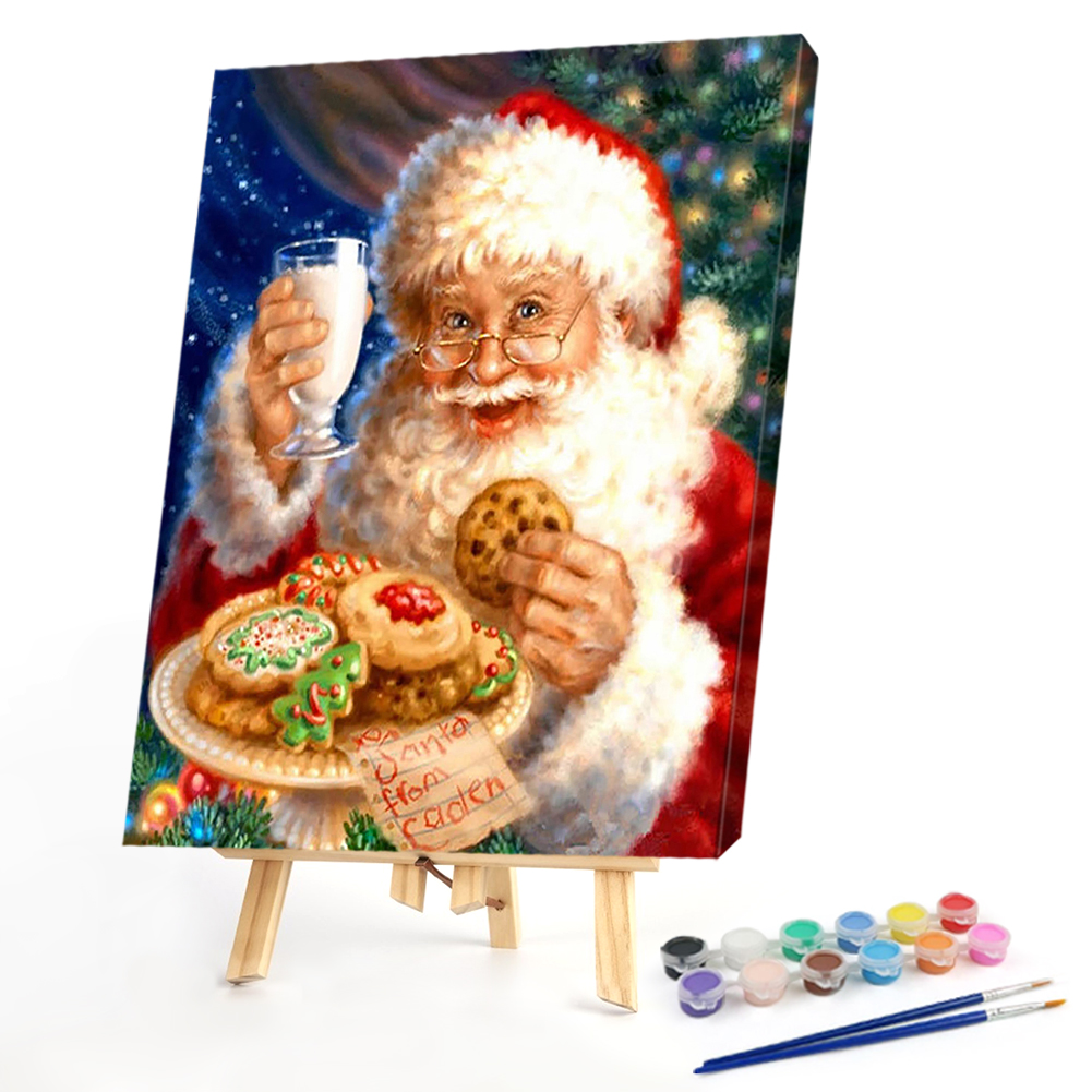

40*50CM - Paint By Numbers - Santa Claus, 501 Original