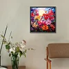 Diamond Painting-DIY Full Round Drill Stained Glass Art Flower