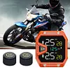 Motorcycle TPMS IP65 Waterproof Wireless Tire Pressure Monitor Sensor System
