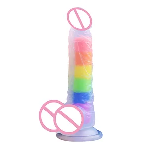 Crystal Color Transparent Penis