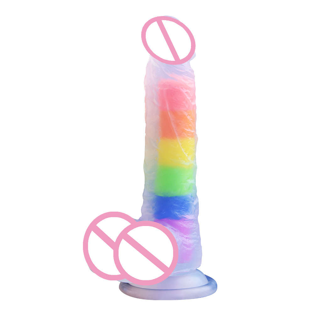 Crystal Color Transparent Penis