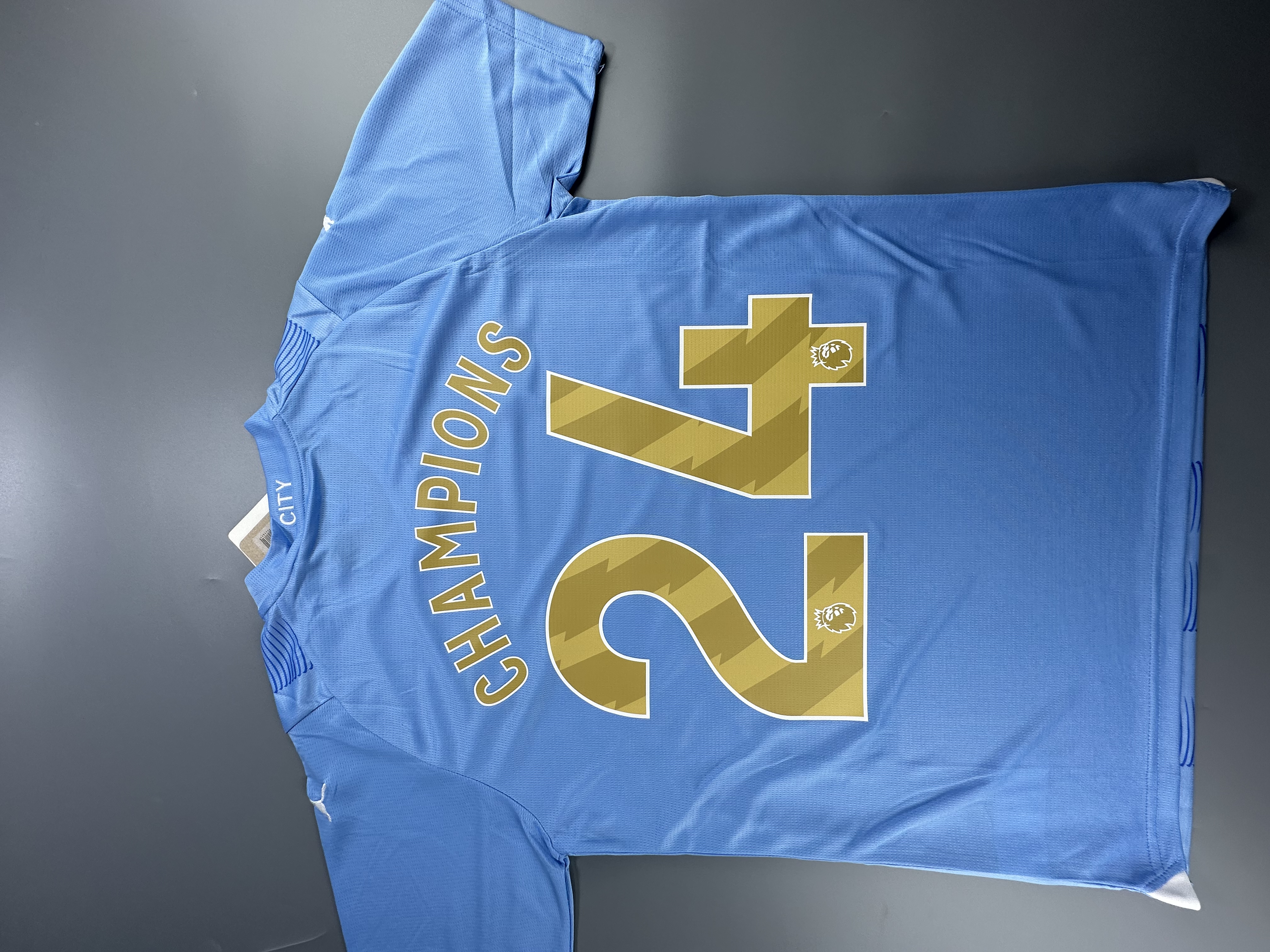 2023-2024 Manchester City Home Championship commemorative edition Football Shirt 1:1 Thai Quality