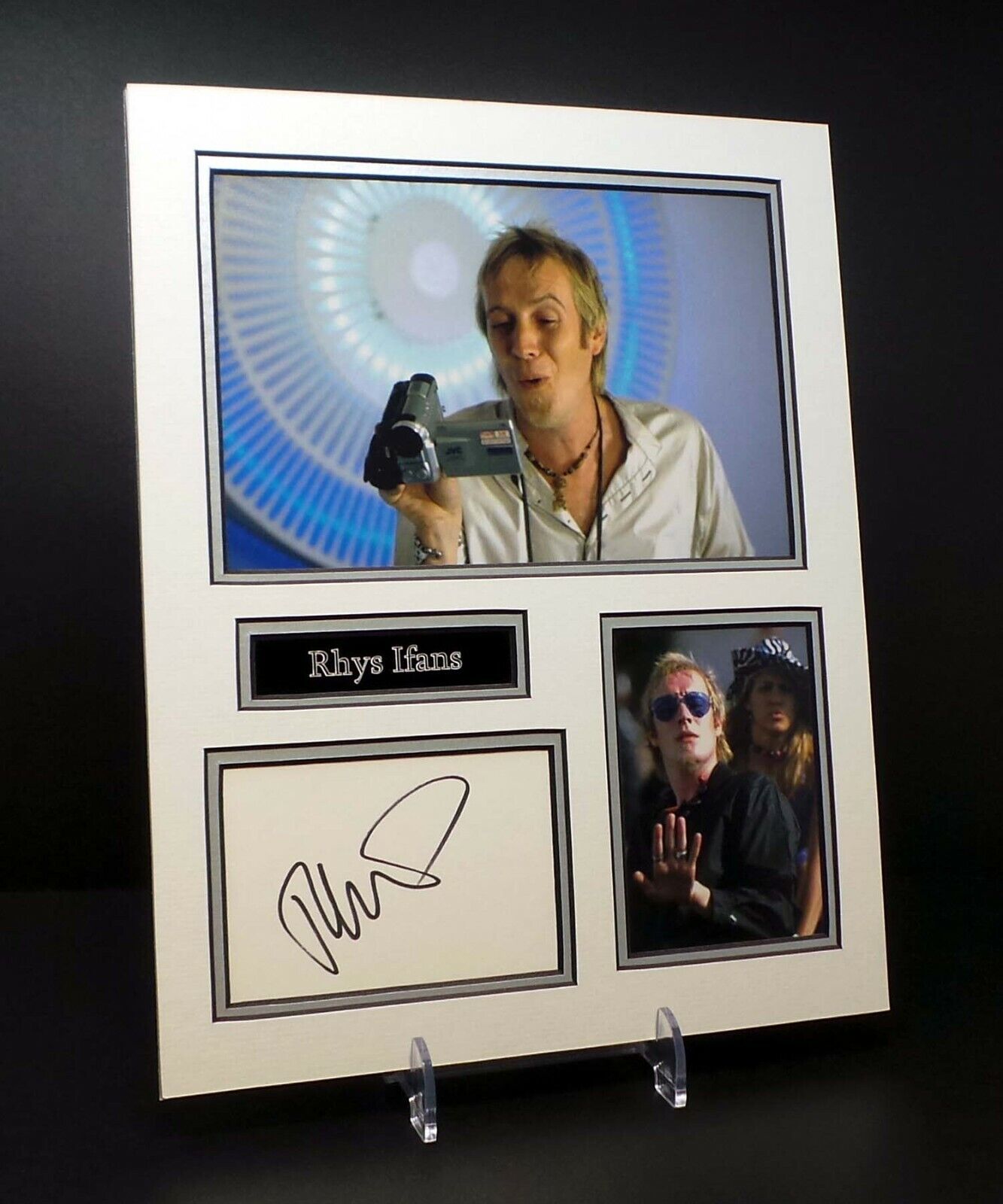 Rhys IFANS Eyeball Paul Kevin & Perry Signed Mounted Photo Poster painting Display AFTAL RD COA