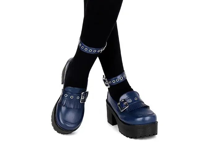 VCshoesWoman Mori Girl Lolita Cosplay Shoes Lady High Heels Pumps Women Princess Student College Style Dress Shoes 40