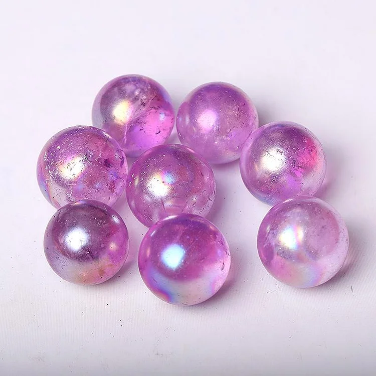 0.25kg Aura Purple Crystal Sphere