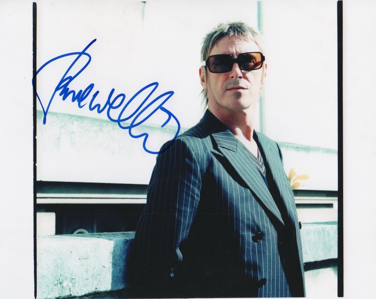 Paul Weller signed 8x10 inch Photo Poster painting autograph