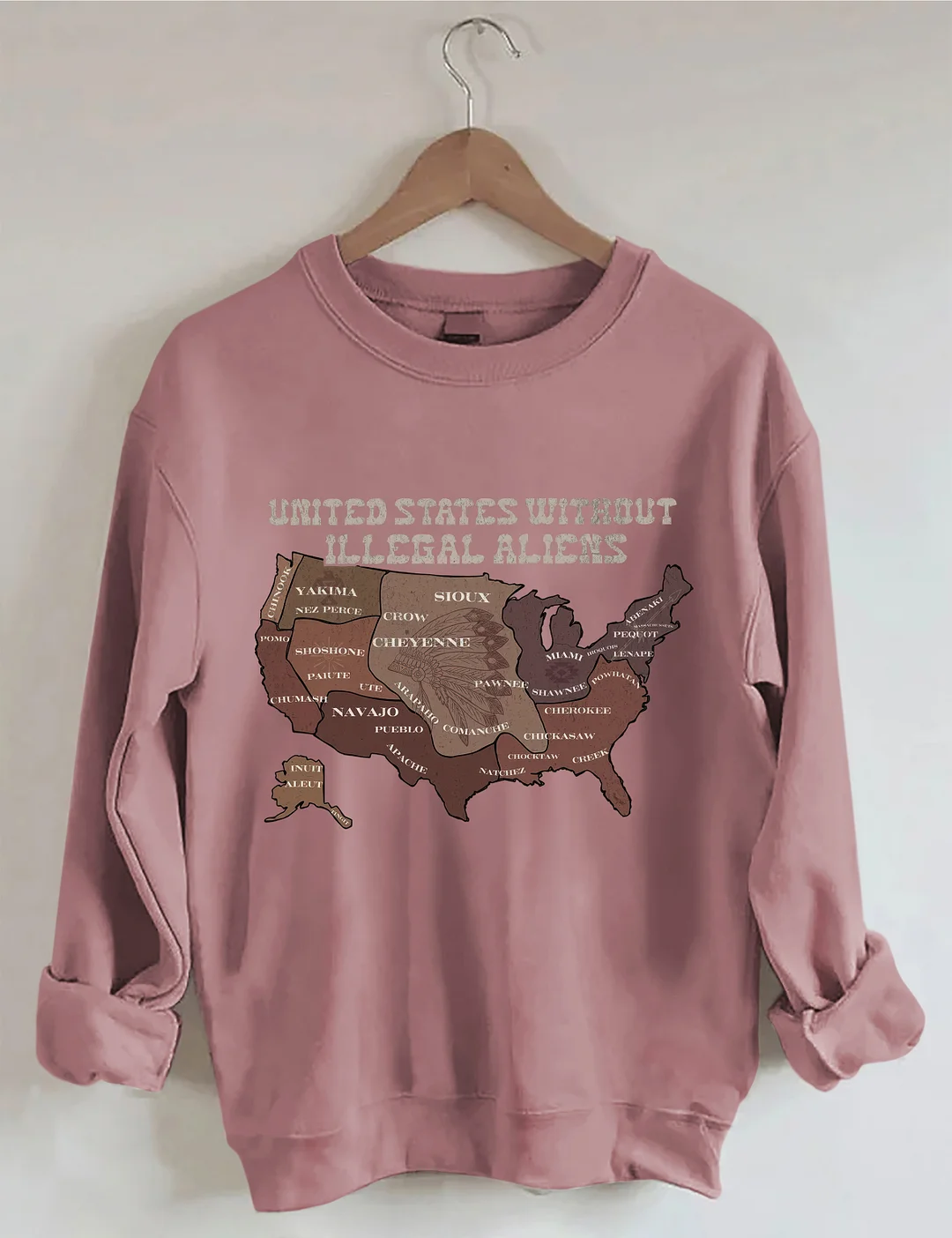 United States Without Illegal Aliens Sweatshirt