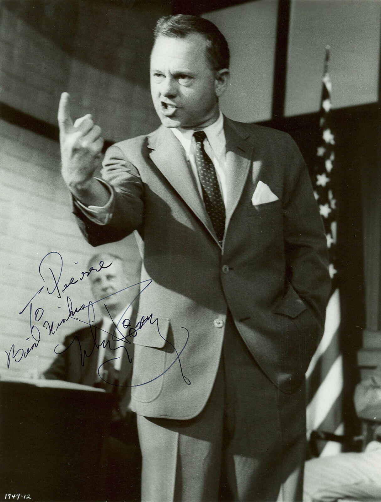 MICKEY ROONEY Signed Photo Poster paintinggraph - American Film Actor - preprint