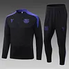 Joyfball 2025/2026 Barcelona Half-Pull Training Suit Black Football Shirt 1:1 Thai Quality