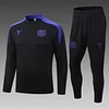 2025/2026 Barcelona Half-Pull Training Suit Black Jersey Set