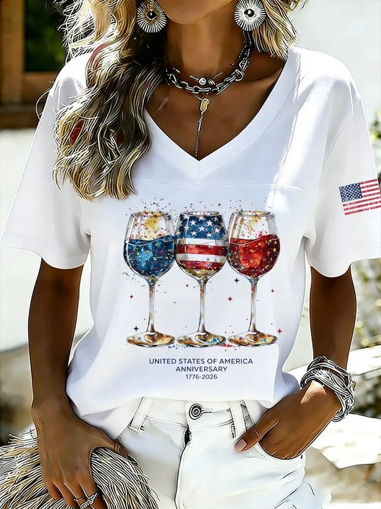 250 Years America Casual T-shirt 
