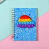 Novelty Pressure Release Cartoon A5 Portable Writing Paper Notebooks Adult Student Kids Cute Stationery Gift