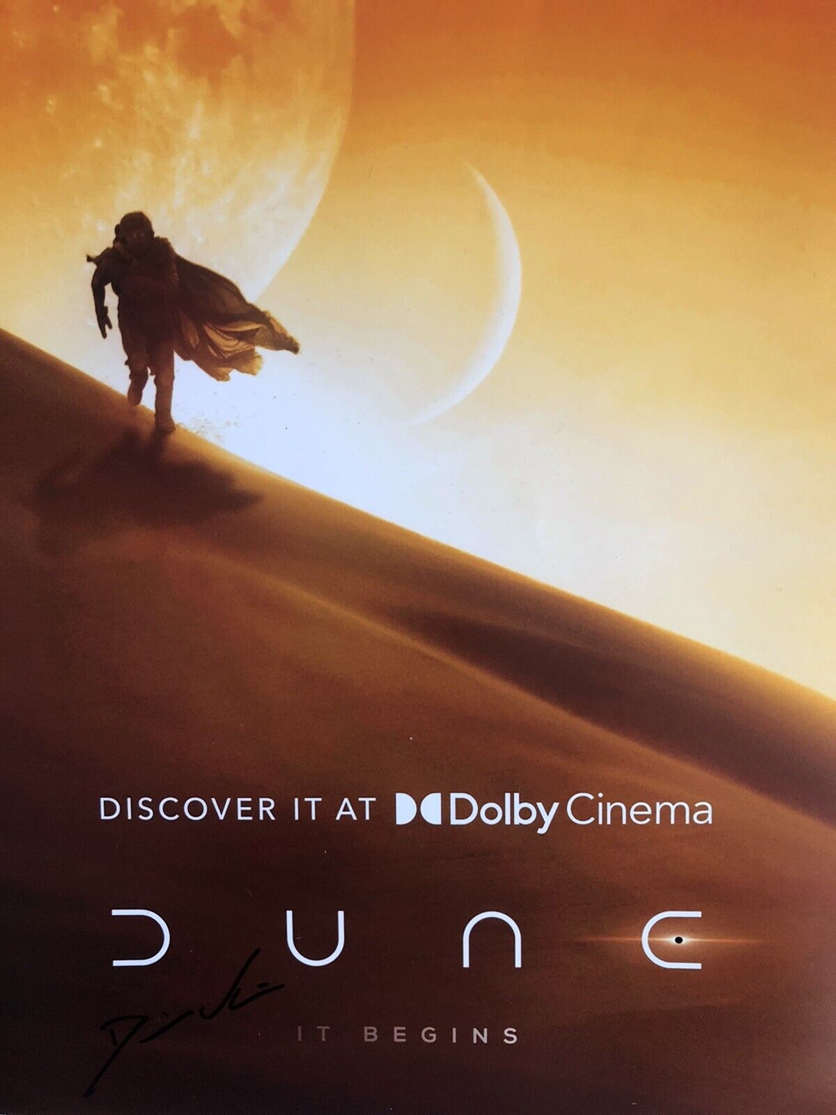 Denis Villeneuve Signed Dune 11x14 Photo Poster painting AFTAL