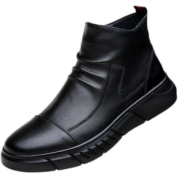 🔥Limited Time Offer 49% OFF🔥Italian Handmade Genuine Leather Zipper Martin Boots mumuwear