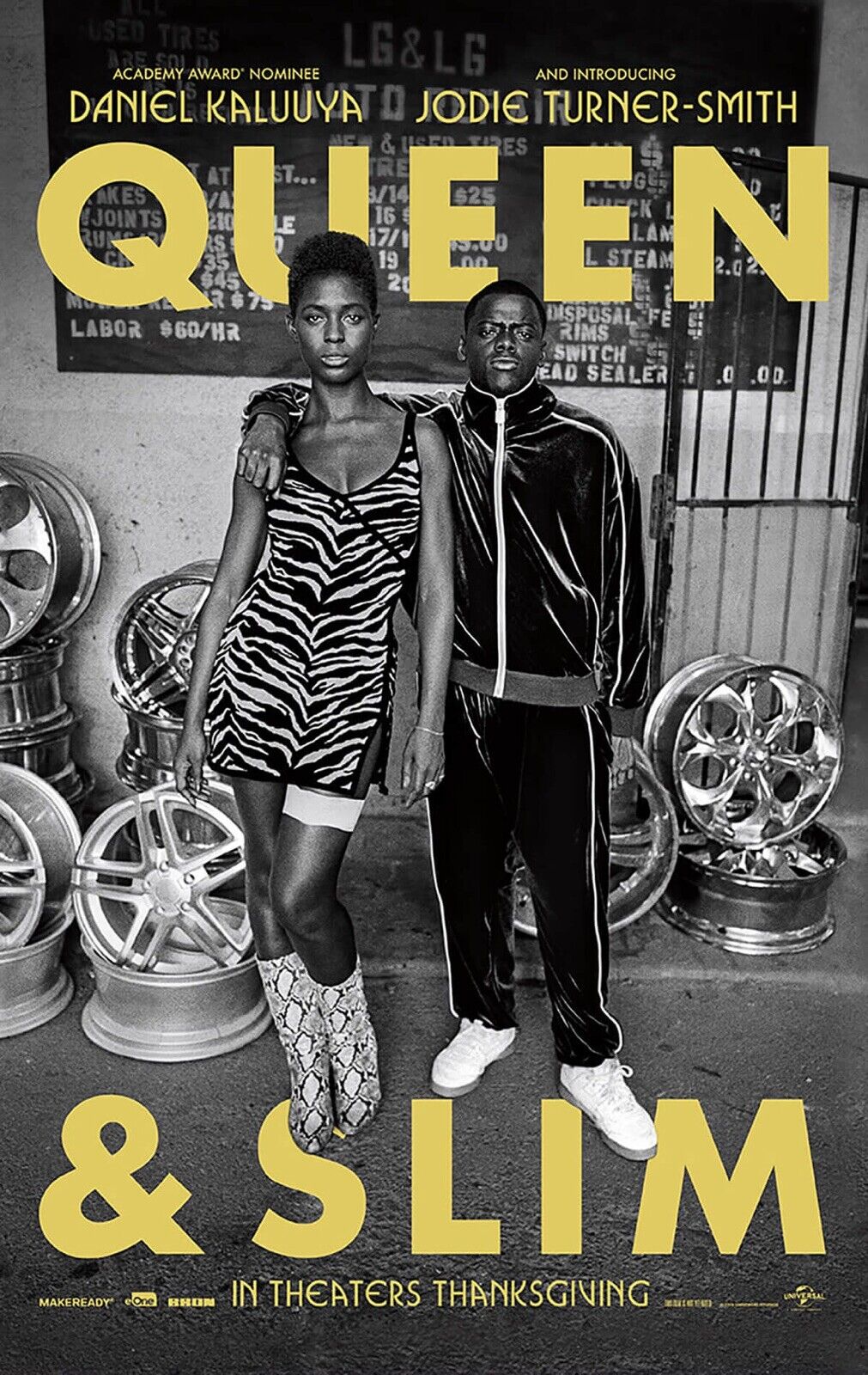 Queen & Slim Movie Poster 11x17