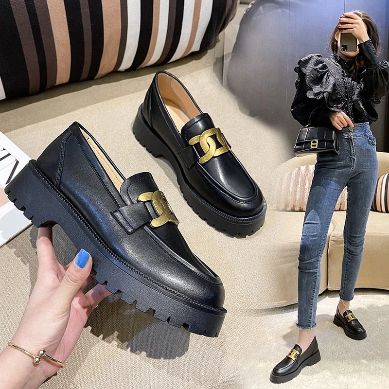 Platforms Luxury Shoes Women's Loafers Design Pumps Women's Shoes 2022 Trend Spring Black Heels Woman Sneakers Wedges Large Size