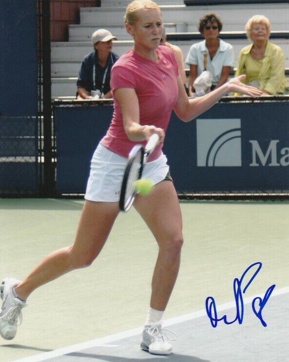 SEXY OLGA PUCHKOVA SIGNED WTA TENNIS 8x10 Photo Poster painting! POUTCHKOVA Autograph PROOF