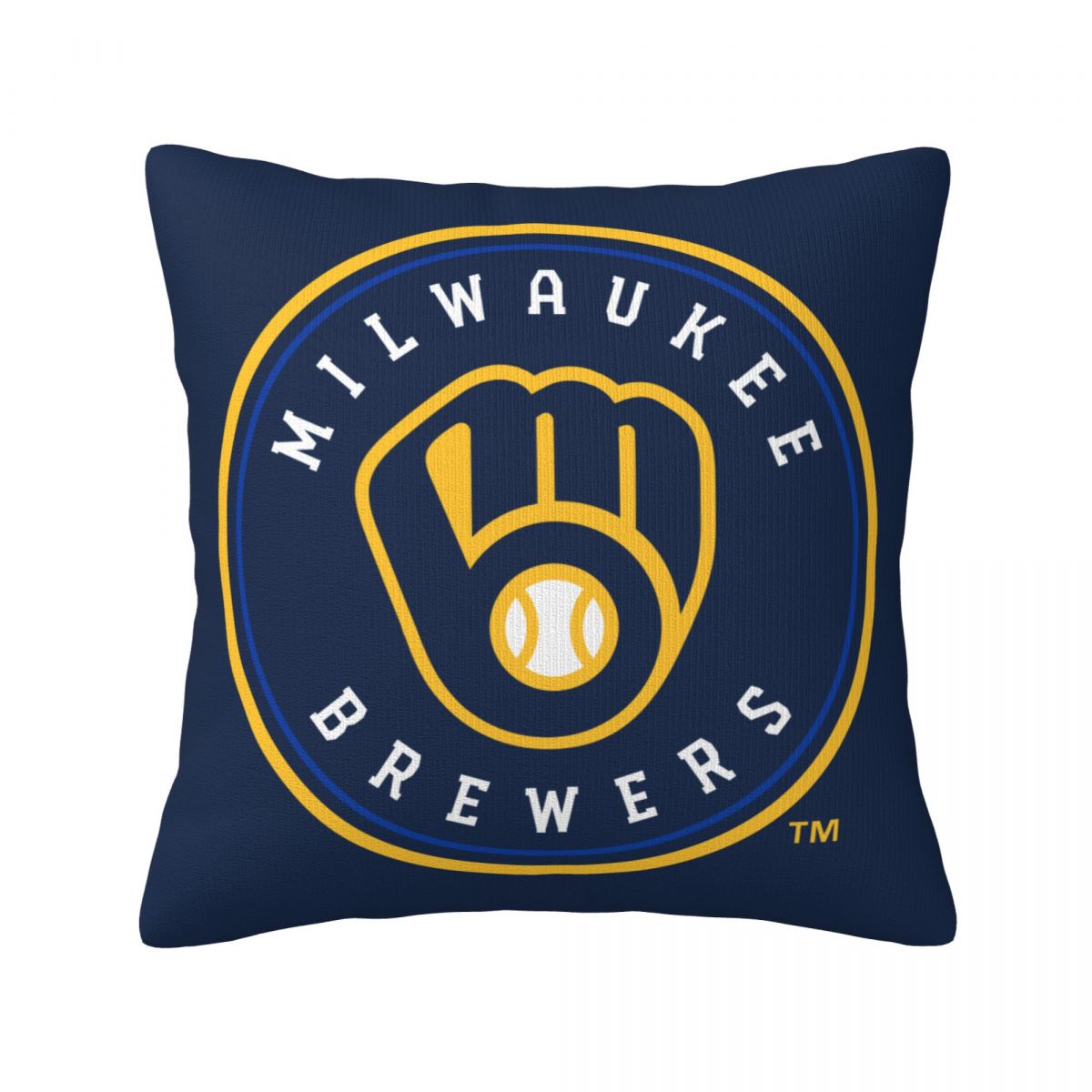 Milwaukee Brewers Logo Throw Pillow Covers 18x18