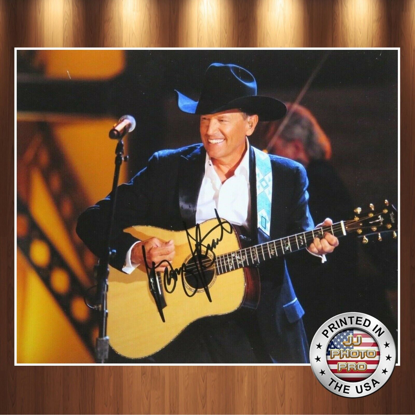 George Strait Autographed Signed 8x10 Photo Poster painting REPRINT