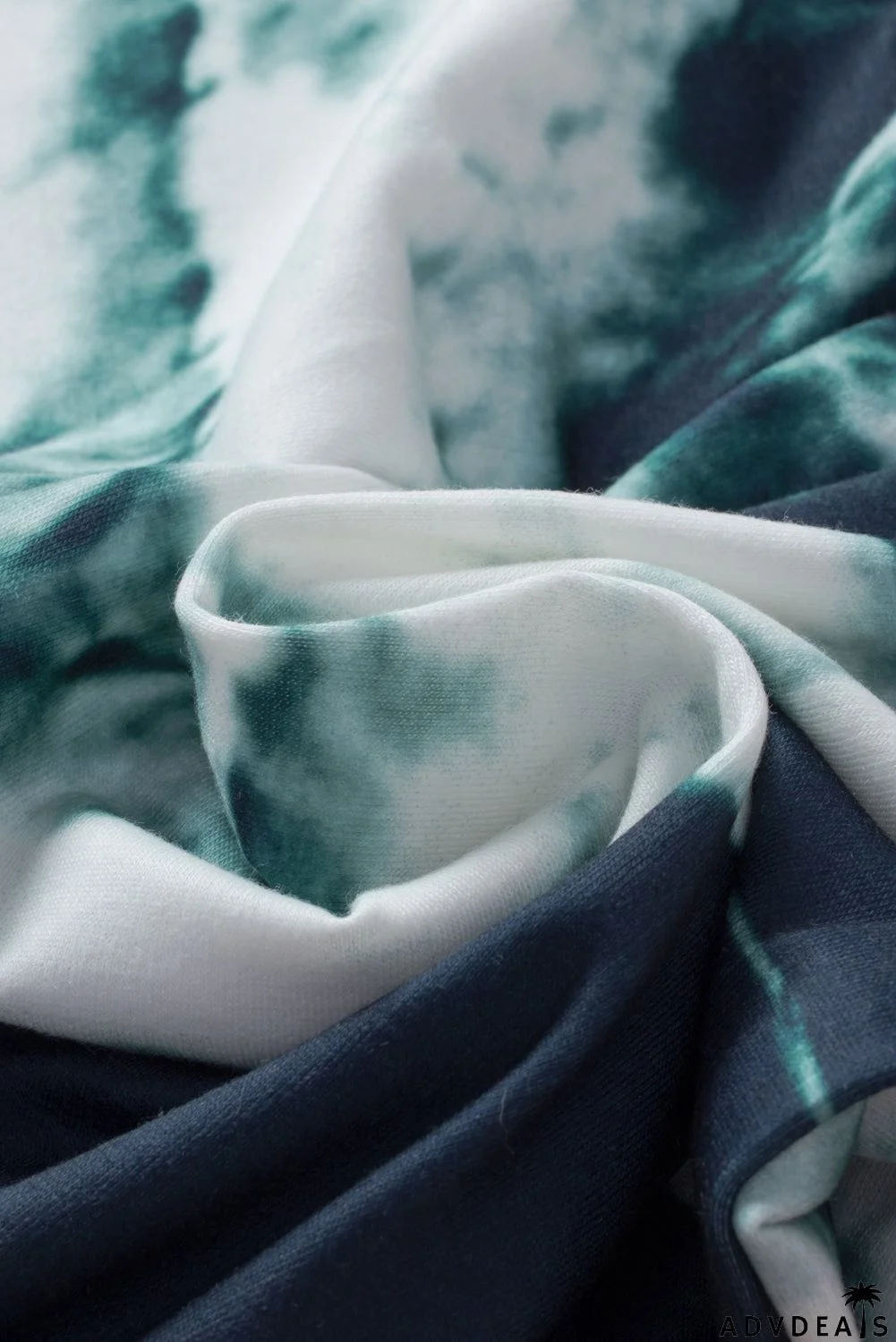 Tie-dyed Print Elastic Waist Jogger