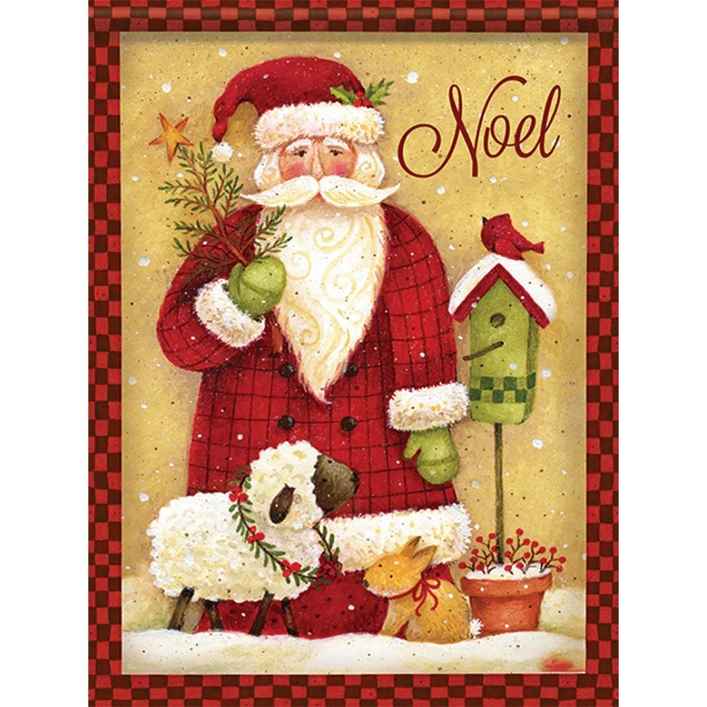 Diamond Painting - Full Round/Square Drill - Santa Claus(30*40 - 50*60cm)