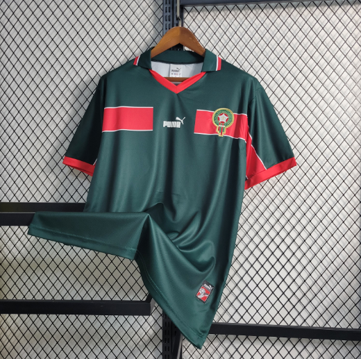 Retro 1998 Morocco Home Football Shirt Thai Quality