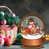 >SALE<Wooden Christmas Table Top Diamond Painting Ornament Kits Xmas Home Decor (C)