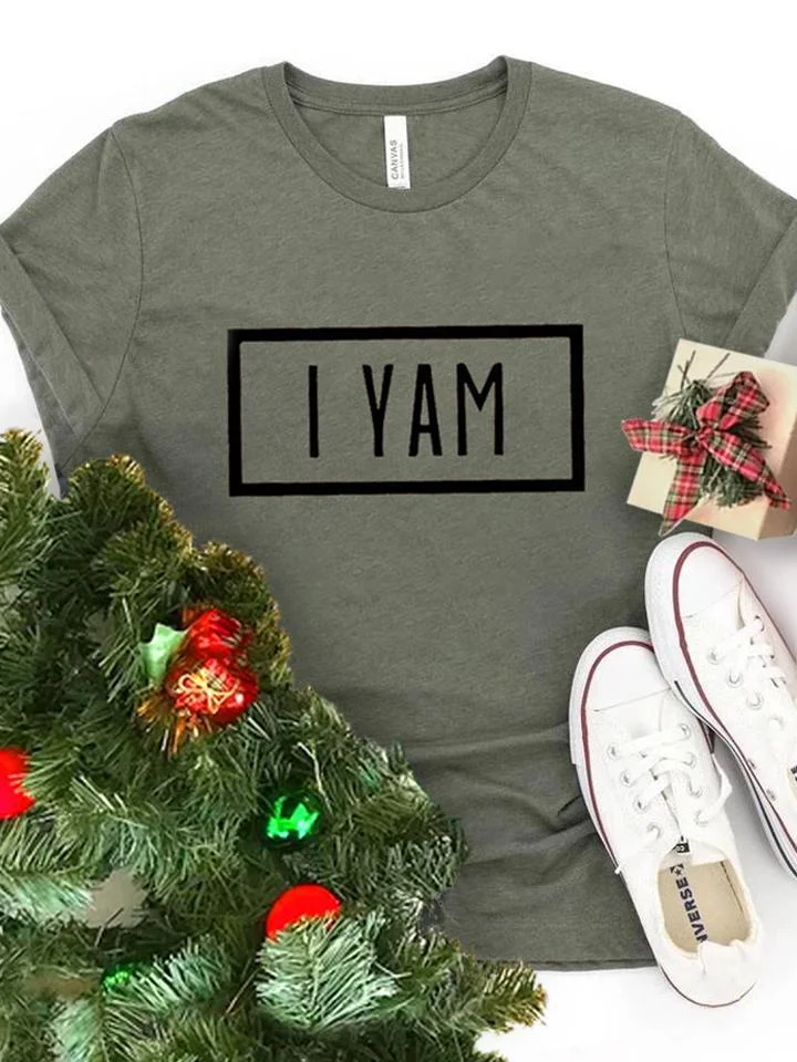 She's My Sweet Potato I Yam Christmas Matching T-shirts