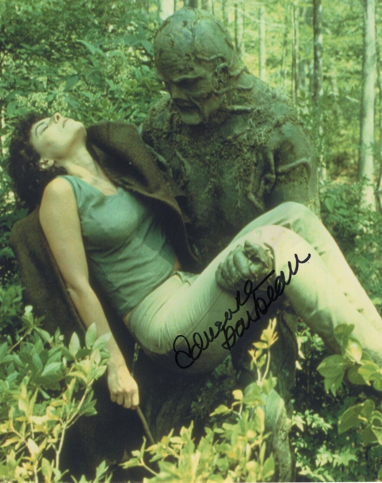 ADRIENNE BARBEAU SIGNED AUTOGRAPH SWAMP THING 8X10 Photo Poster painting