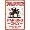 Drummer Parking - Vintage Metal Signs - 20*30cm/30*40cm - Music&Warning