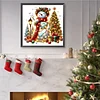 (40*40cm)Christmas Snowman - Full Round Drill Diamond Painting
