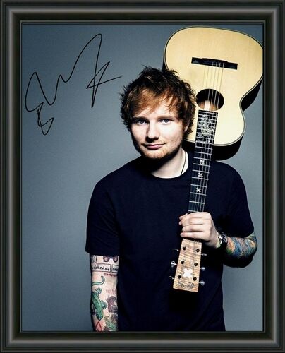 ED SHEERAN - A4 SIGNED AUTOGRAPHED Photo Poster painting POSTER 1  POST