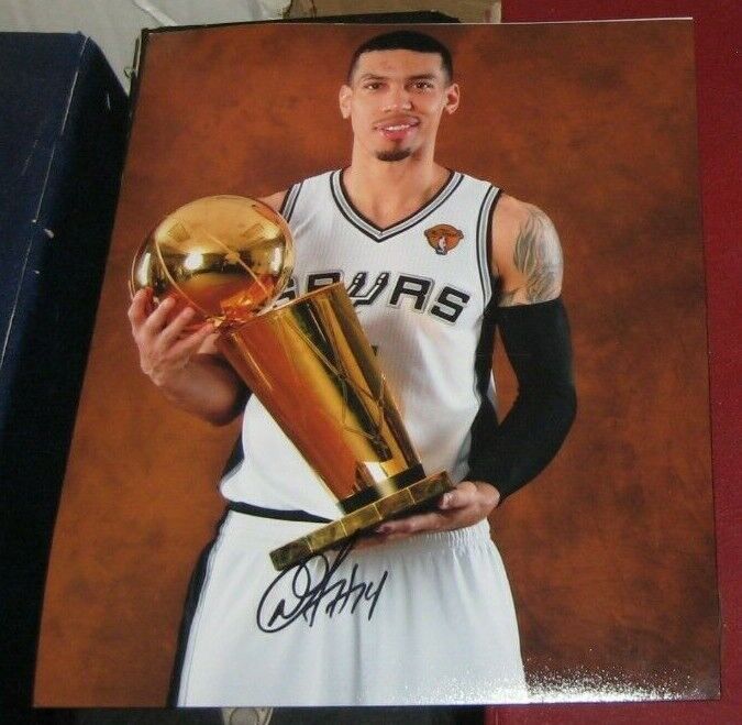 DANNY GREEN SAN ANTONIO SPURS SIGNED AUTOGRAPHED NBA CHAMPS 8x10 Photo Poster painting COA