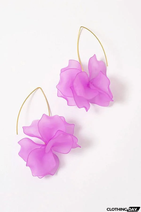Blooming Floral Drop Earrings