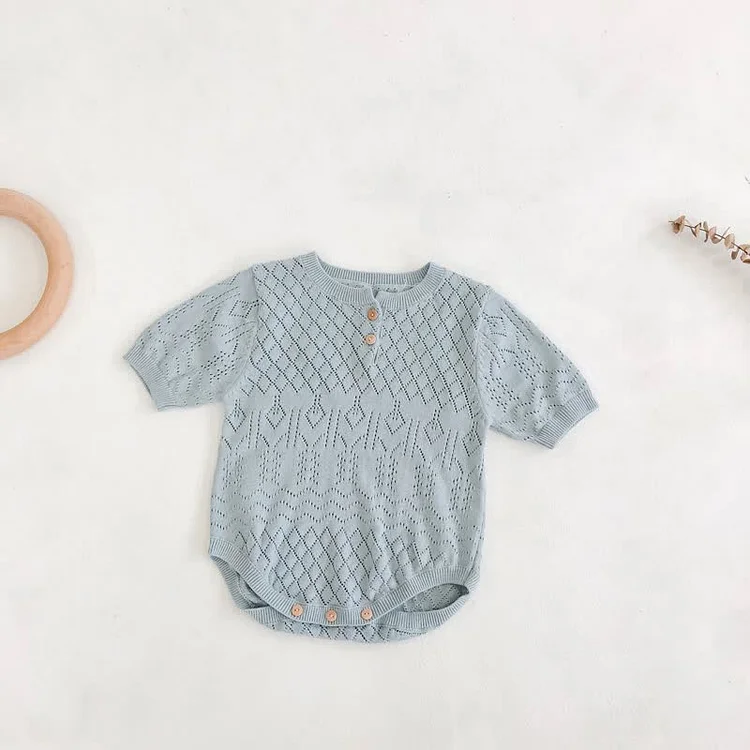 Baby Hollow Out Pajamas Bodysuit