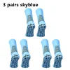 3 pairs Shield Pattern Circular Silicone Non slip Football Socks Men Women Football Socks Training Match Sports Grip soccerSocks