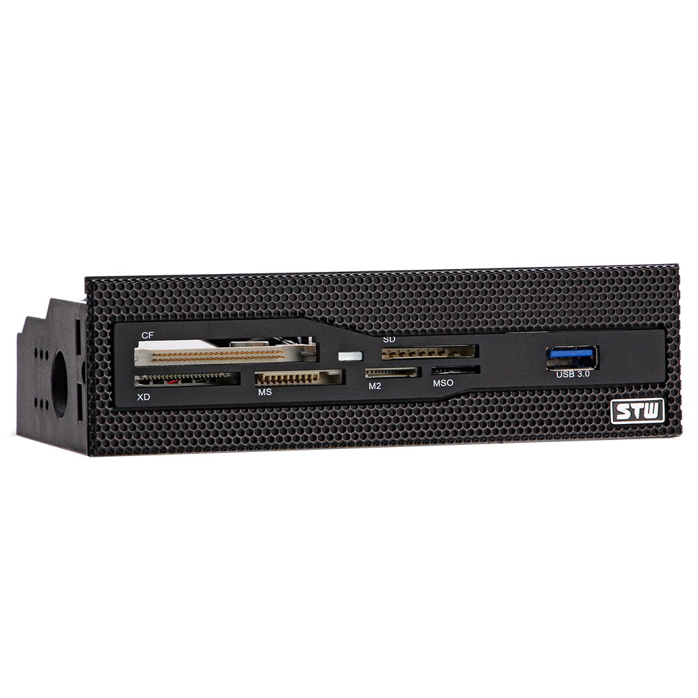 

USB3.0 Power PC Case Front CD Driver Panel Multi Slot Internal Card Reader, 501 Original