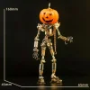 3D Mechanical Puzzles Pumpkin Knight Motorcycle Metal Model Kit Diy Halloween Son of the Dark Night Assemble Toys