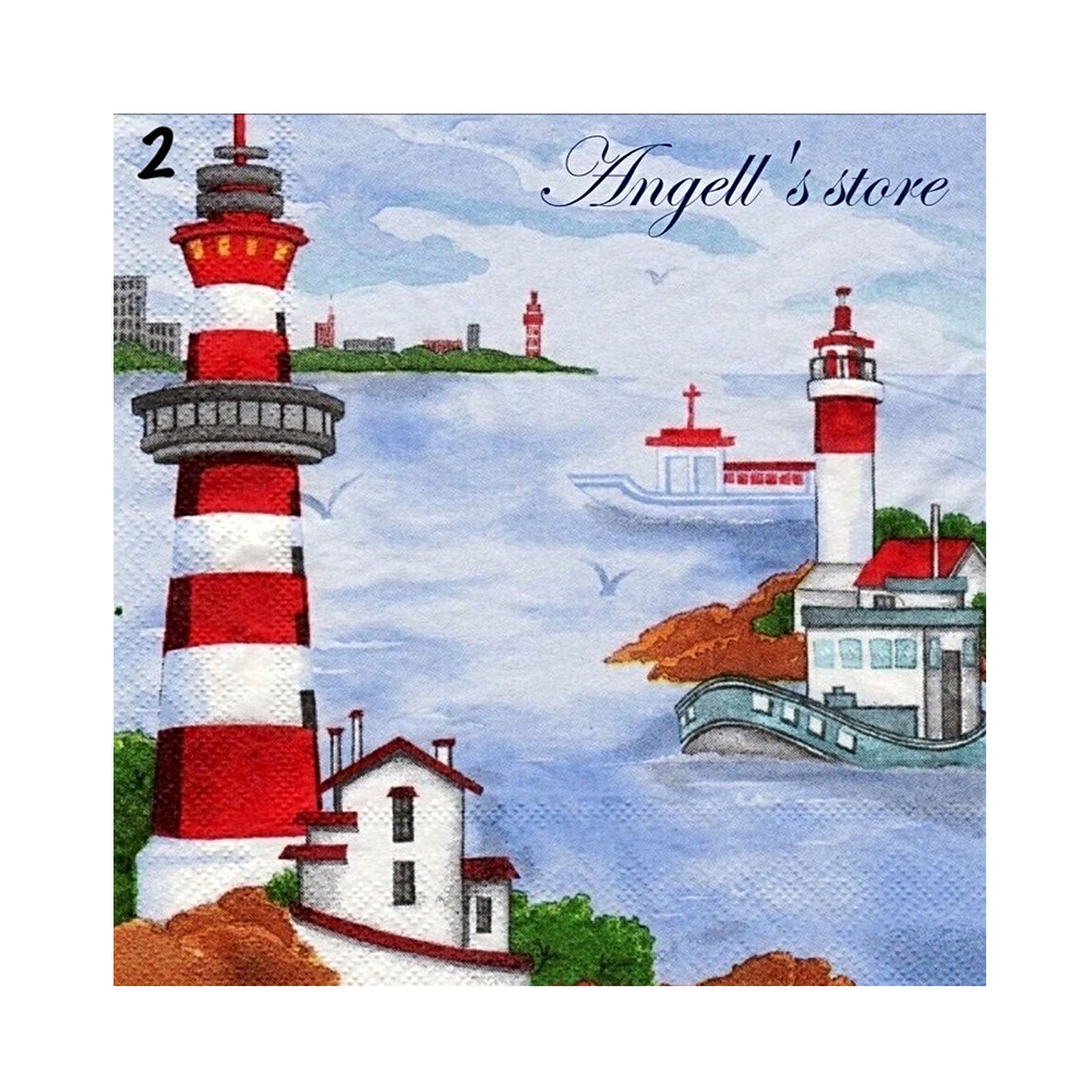 

Shell Lighthouse - Round Drill Diamond Painting - 30*30CM, 501 Original