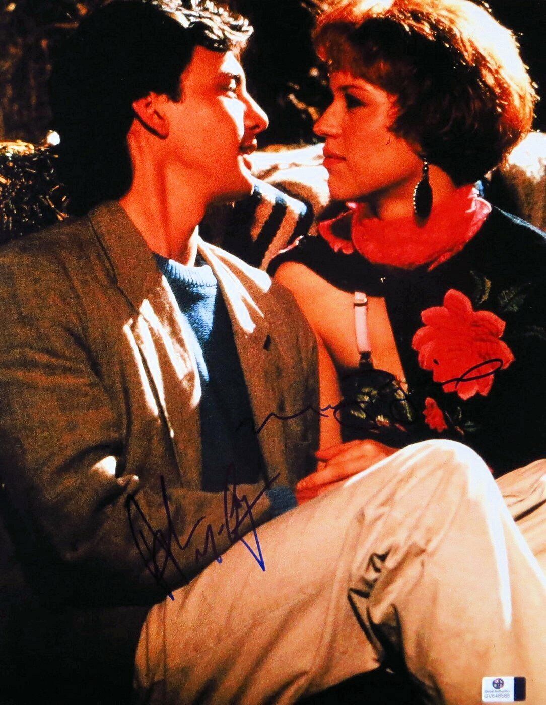 Molly Ringwald Andrew McCarthy Autographed 11X14 Photo Poster painting Pretty in Pink GV848568