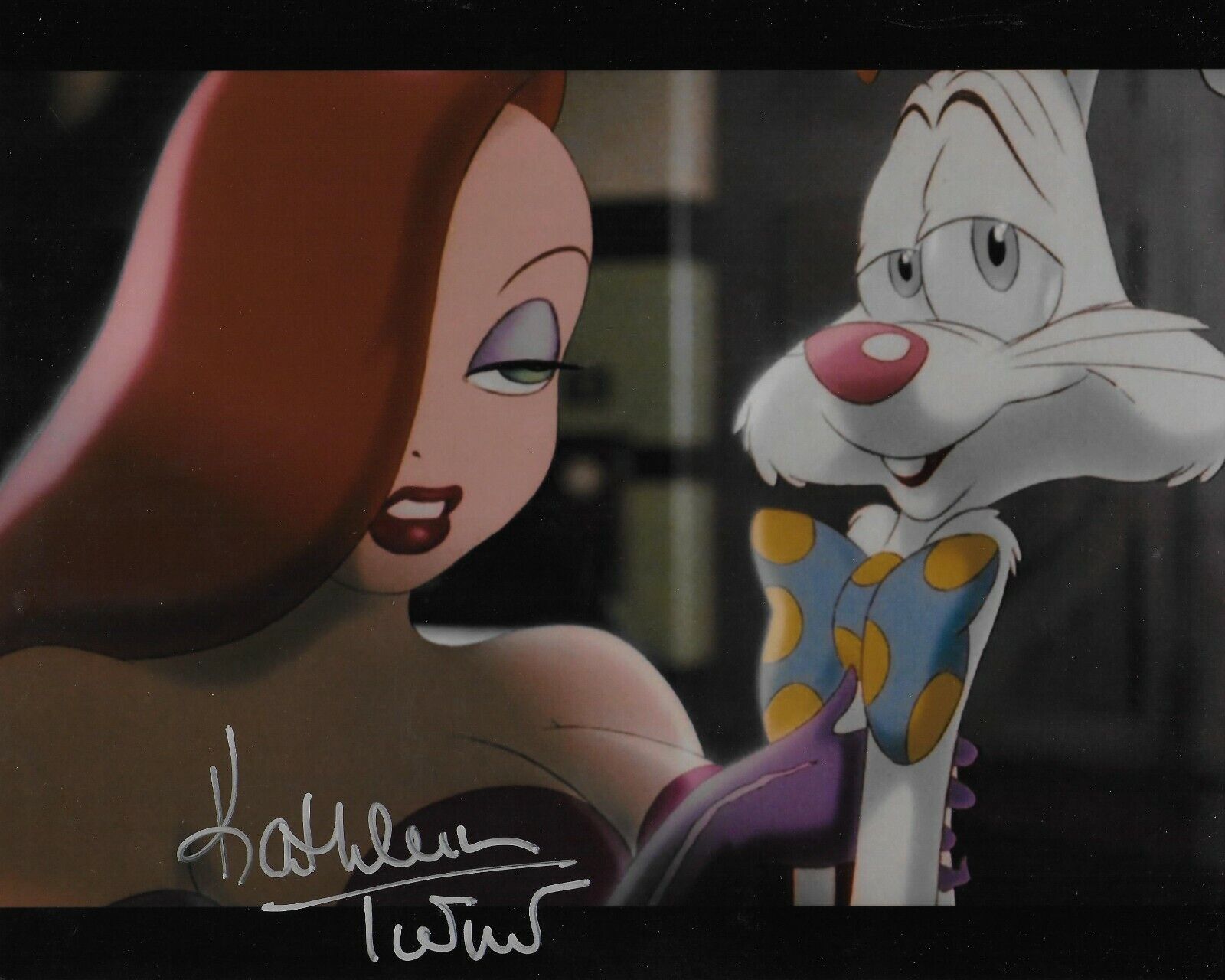 Kathleen Turner Who Framed Roger Rabbit Original Autographed 8X10 Photo Poster painting #2