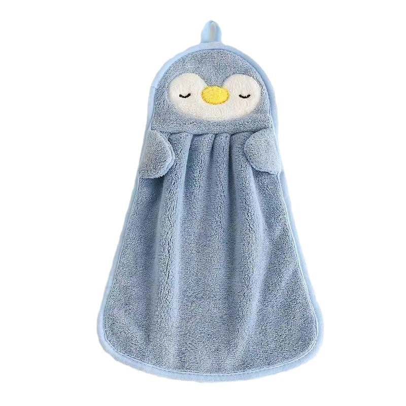 Kitchen Hand Towel Factory LOGO Hanging Hand Towel Coral Velvet Hand Towel Factory