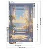 (40*60cm)Seaside Room - Full Round Drill Diamond Painting