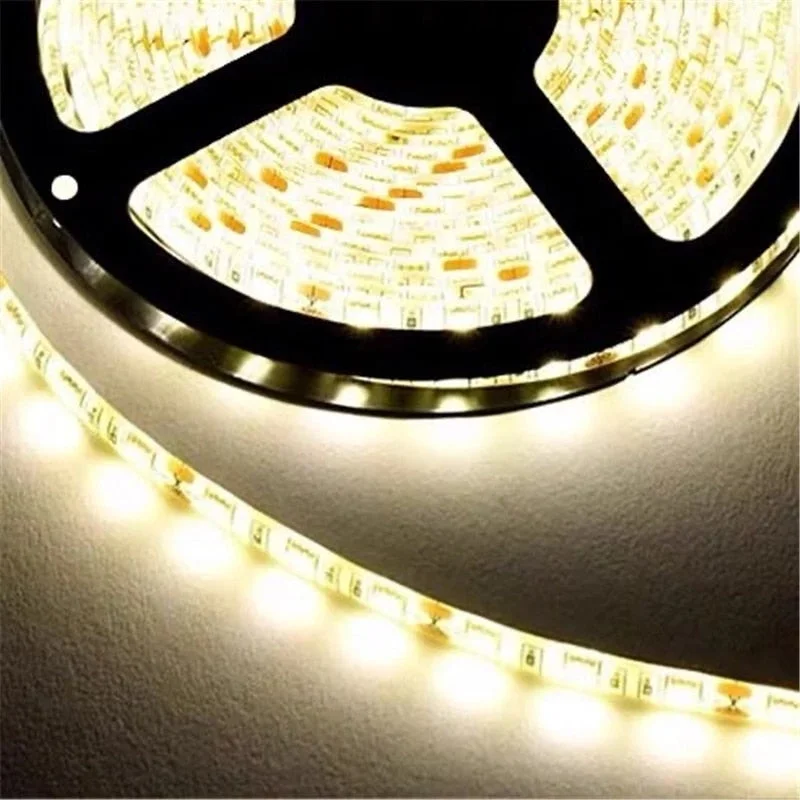 5M or 10M /Pack 2835 SMD More Brighter Than 3528 5050 SMD LED Strip light DC 12V 60LEDs/M Indoor Decorative Tape White Blue Red