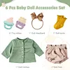 20" Reborn Baby Doll Green 6 Pcs Set Clothing Accessories - RBBI-Myrebornbabydoll&reg; Myrebornbabydoll&reg;
